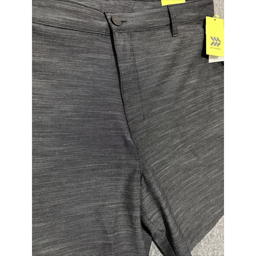 All In Motion Men's Shorts Gold Unlined Black 7" Inseam Size 40 - Picture 4 of 9